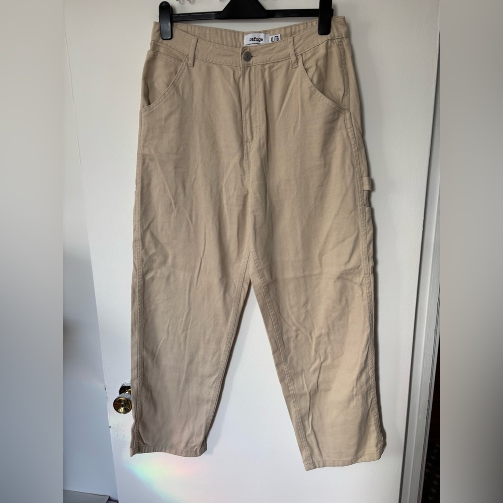 🎉4/30$🎉 Refuge XL Tan Cargo Wide Leg Pants